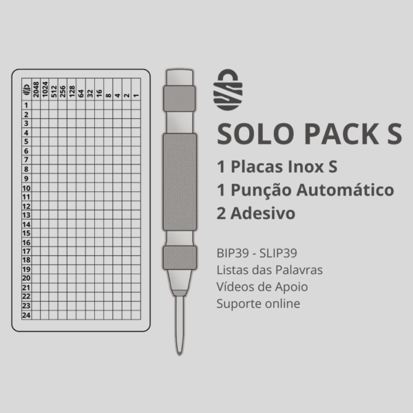 Solo Pack - Carteira + Punção Automático | Aço Inox - Image 2