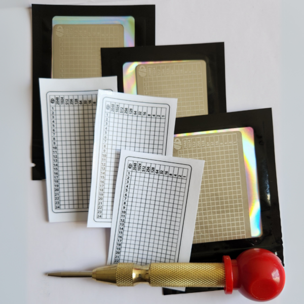 Holders Pack - 3 Carteira + Punção Automático | Aço Inox - Image 3